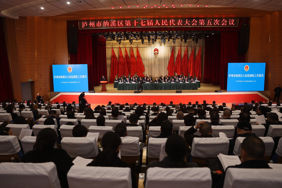 泸州市纳溪区人民检察院党组书记、检察长李飞作两会工作报告